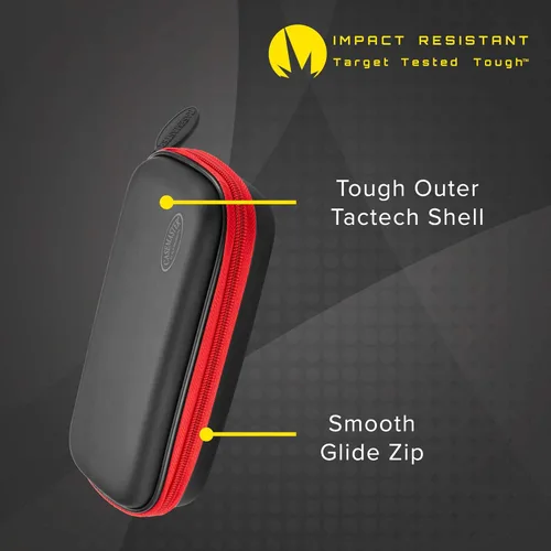 Vista 6 de Casemaster Warden - Estuche para dardos de acero y punta suave, con una carcasa exterior de espuma EVA resistente para máxima dureza y durabilidad