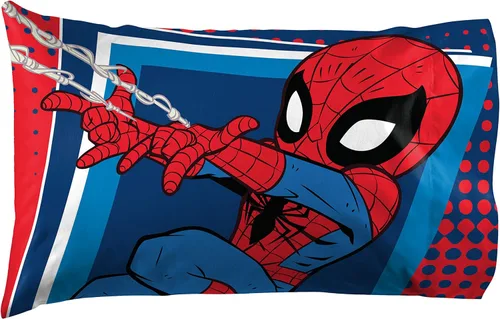 Vista 8 de Jay Franco Funda de almohada reversible para niños Marvel Spiderman – SOLO Funda de almohada – 20 x 30 pulgadas tamaño estándar súper suave