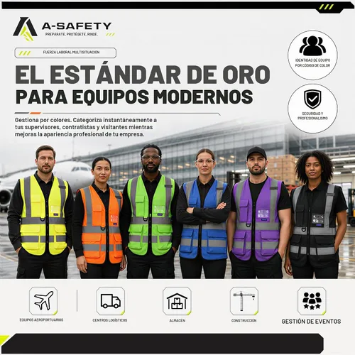 Vista 5 de XS Chaleco de seguridad negro para mujer XS