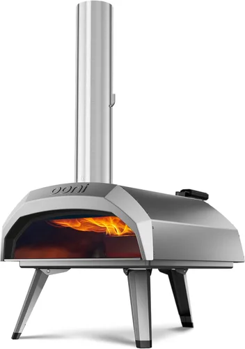 Ooni Karu 12 - Horno de pizza al aire libre multi-combustible – Pizzas de 30 cm en 60 segundos - Horno de pizza portátil de leña y gas con piedra