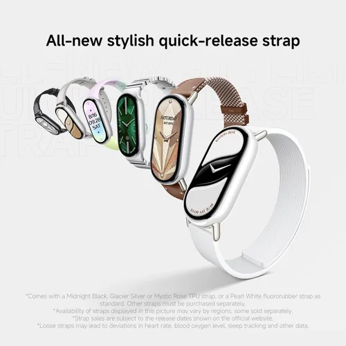 Vista 8 de XIAOMI Mi Smart Band 10 (2025) versión global, pantalla AMOLED de 1.72 pulgadas, 21 días de duración de la batería, pantalla táctil, rastreador