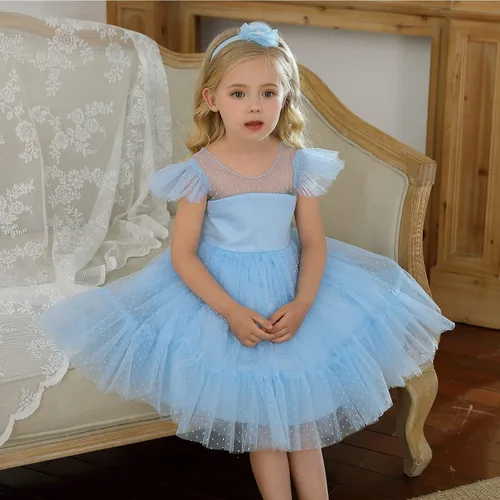 Vista 6 de Nileafes Vestidos de princesa para niña de flores vestido de fiesta de cumpleaños