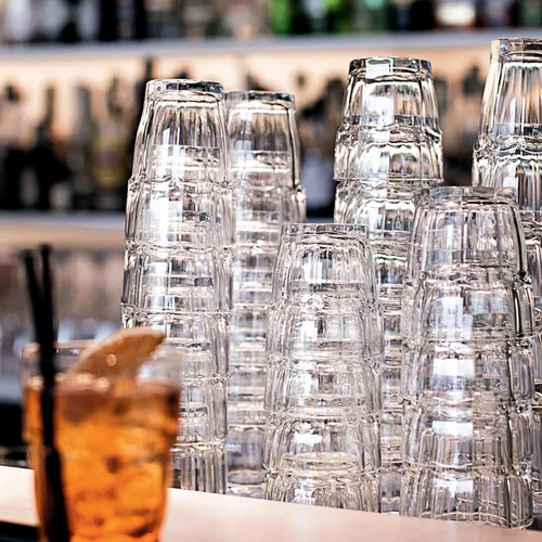 Vista 9 de Bormioli Rocco Rock Bar - Vasos apilables para whisky, juego de 6, 9 1/4 onzas.