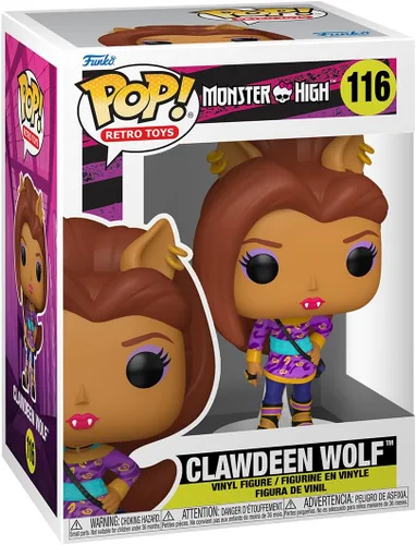 Funko POP! Vinyl: Monster High - Clawdeen Wolf - Figura de vinilo coleccionable - Idea de regalo - Producto oficial - para niños y adultos - Fans de