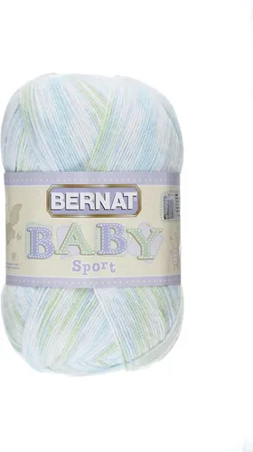 Vista 5 de Bernat Baby Sport BB - Estambre para bebé, 1 paquete de 9.8 onzas, acrílico, #3 Light, 893 yardas, tejido/ganchillo