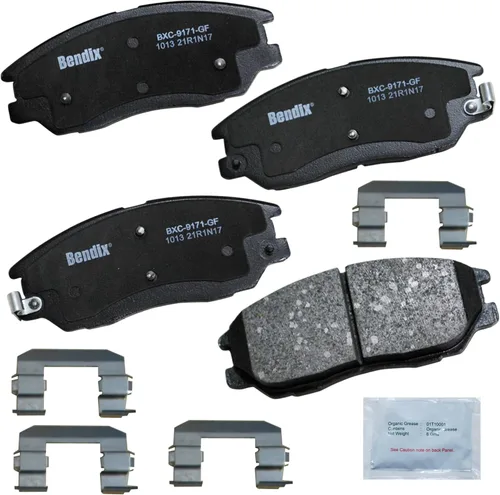 Vista 434 de Bendix Pastillas de freno delanteras de cerámica Priority1 CFC465AK2 para Acura EL 2005-1997, Honda Civic 2011-1996, Insight 2014-2010