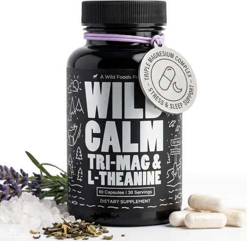 Vista 10 de Wild Foods Suplemento Complejo de Magnesio con 7 Formas, 90 Cápsulas Alta Absorción, Espectro Completo, Fácil Digestión 500mg Glicinato