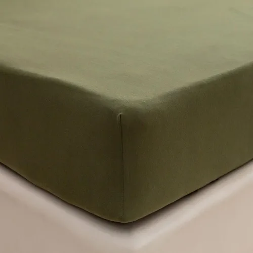 Vista 37 de PURE ERA Sábana bajera ajustable de algodón de punto de jersey (sin sábana encimera ni fundas), bolsillo profundo de hasta 15 a 20 pulgadas, ultra