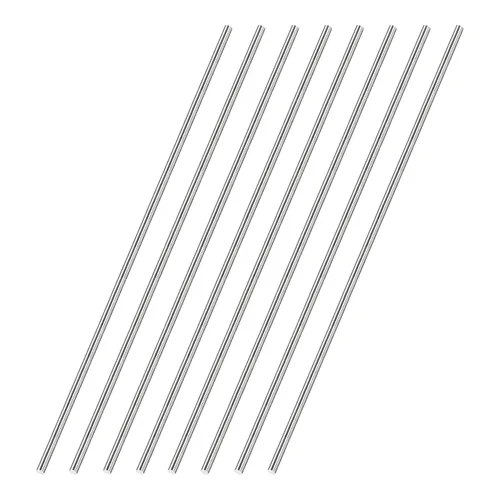 Vista 6 de Uxcell 4 varillas redondas de acero inoxidable 304 de 0.197 in x 13.780 in para manualidades, modelo de nave, avión