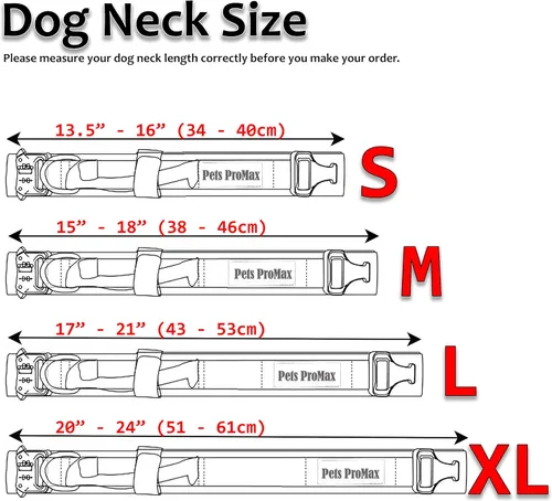 Vista 4 de Collar táctico para perro [collar de perro de caza K9 impermeable de calidad militar K9], collar táctico resistente para perro con hebilla de metal
