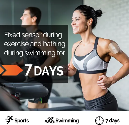 Vista 3 de Paquete de 40 parches para sensores Medtronic, parche impermeable Guardian 4 sensores, parches de sensor CGM precortados fáciles de usar, protegen