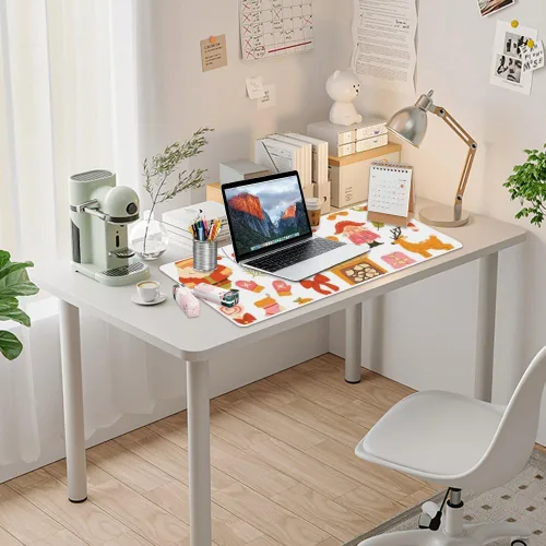 Vista 7 de Light- Based with Santa Mouse Pad Large Gaming Mousepad with Non- Slip Rubber Base Smooth Face Pc Mouse Pad Table Mat Mens Office Decor for School