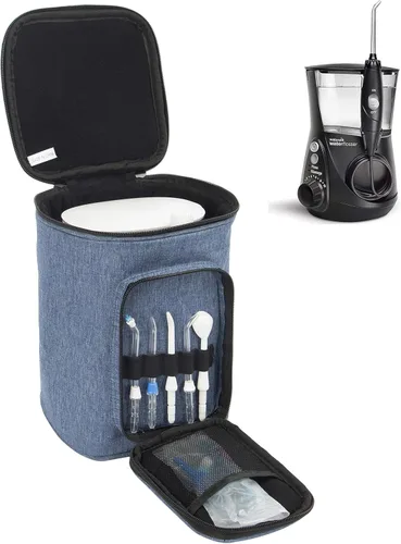 PACMAXI Bolsa de transporte para irrigador dental Waterpik, bolsa de almacenamiento portátil para irrigador dental y accesorios adecuados para Azul