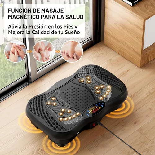 Vista 5 de Vibration Plate Exercise Machine, 130 Levels Full Body Workout Vibrating Plate for Lymphatic Drainage Weight Loss, 450 Lbs Capacity Shake Platform