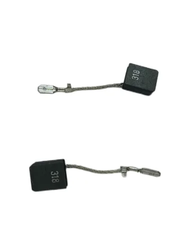 Vista 2 de Pack of 2 # 316055220 Juego de cepillos de carbono Pieza de repuesto nuevo para metabo