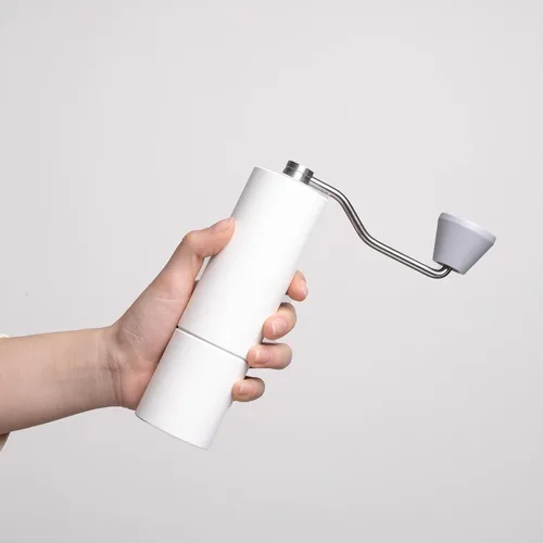 Vista 4 de TIMEMORE Castaño C2 MAX - Molinillo de café manual con ajuste de grano, capacidad de 30g con rebaba cónica de acero inoxidable CNC, café para verter