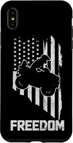 Vista 7 de Funda vintage para iPhone 14 ATV Freedom Patriotic Quad Bike 4 Wheeler con bandera de EE. UU
