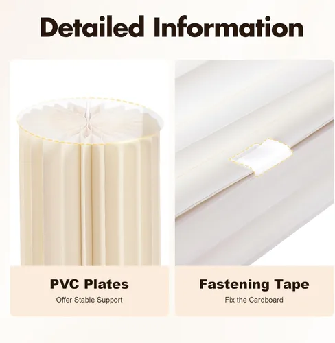 Vista 5 de Jarrón de cartón plegable para centros de mesa, 3 piezas, soporte cilíndrico para florero de flores, soportes de centro de mesa para decoración