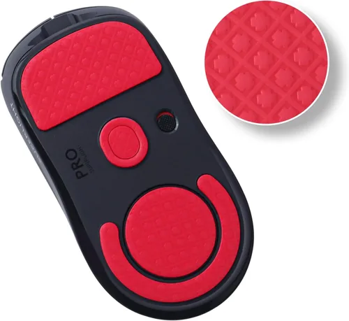 Pegatinas para pies de ratón, 2 unidades, adecuadas para Logitech G PRO X Superlight Gaming Mouse 3D Patrón Oscuro Baja Fricción Pies Deslizamiento