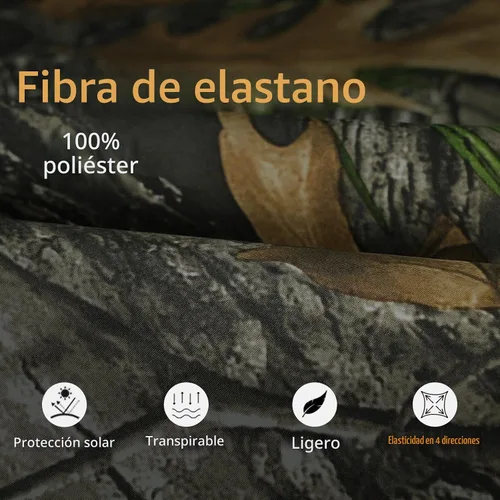 Vista 9 de LOOGU Camisa de camuflaje de caza para hombre, ligera, camisas de camuflaje para hombre, camisa de manga larga para pesca, senderismo, campamento