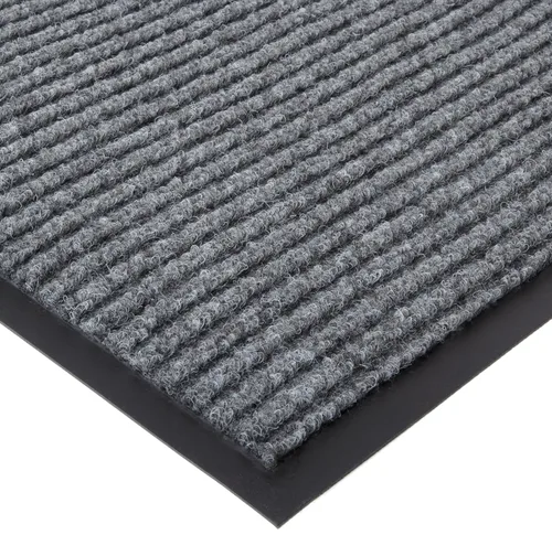 Vista 3 de Durable Spectra-Rib Tapete de entrada interior con respaldo de vinilo, 2 x 3 pies, marrón