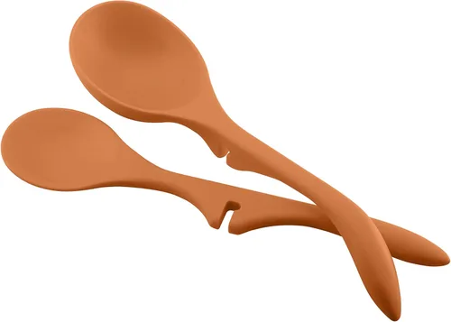 Vista 7 de Rachael Ray Herramientas y artilugios de cocina antiadherentes Lazy Spoon/Lazy Ladle Set, 2 piezas, azul marino, pequeño - 46834