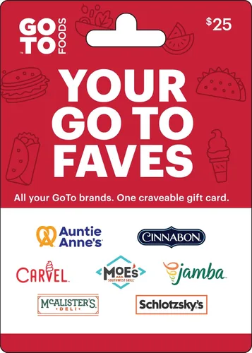 GoTo Foods Physical Gift Card - $25