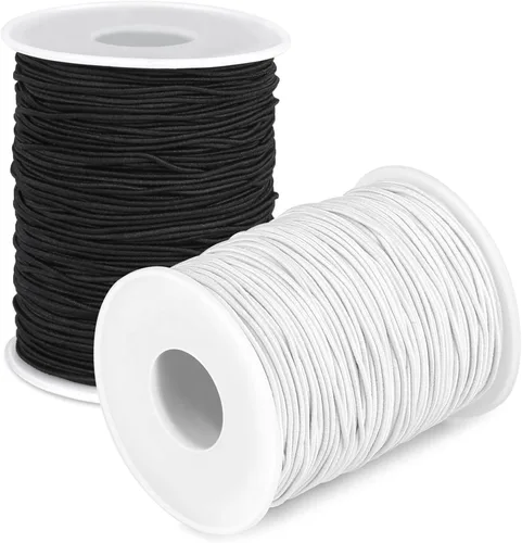 Vista 8 de Cuerda Elástica para Pulseras, Cordón Elástico Selizo para Joyería, Cuerda Estiradiza para Hacer Collares, Ensartado de Perlas y Costura