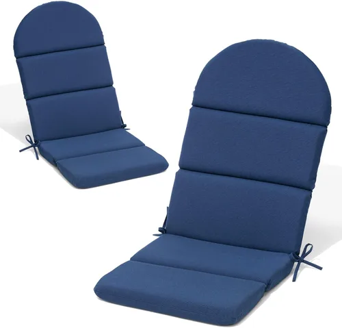 Vista 10 de Crestlive - Juego de 2 cojines para sillas Adirondack de 50 x 19.6 pulgadas, impermeables, resistentes a la decoloración, cojines para silla Beige