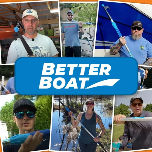 Vista 4 de Ganchos para barco para acoplamiento, poste de gancho telescópico para barco, poste de empuje para palo de acoplamiento de barcos, adaptadores