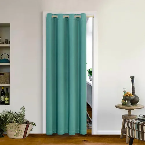 Vista 35 de MYSKY HOME - Cortinas opacas amarillas para sala de estar y dormitorio, cortinas de 84 pulgadas de largo, con ojales, cortinas de oscurecimiento