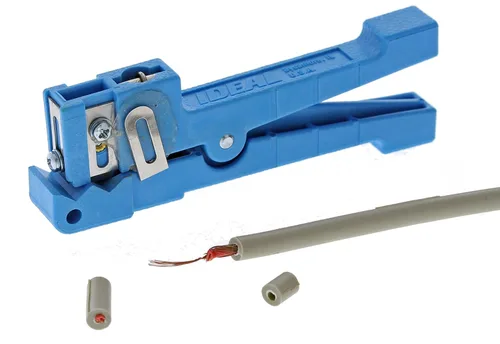 Vista 5 de IDEAL Industries, Inc. 45-163 Ringer - Pelacables de hoja ajustable, herramienta de pelado de cables para cable de 18 pulgadas - 732 pulgadas