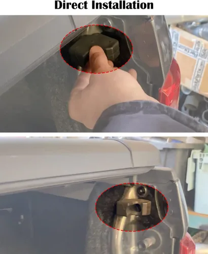 Vista 6 de Cojín de goma para parachoques de puerta trasera, lado derecho del pasajero e izquierdo para parachoques del conductor para Ford F150 modelos