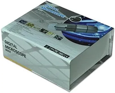 Vista 5 de BANGWEIER Microscopio digital USB portátil 20X ~ 800X aumento mini microscopio cámara lupa con soporte