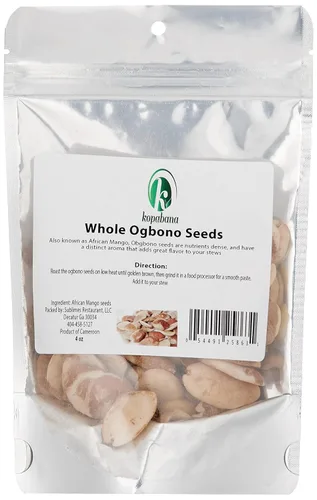 Vista 2 de KOPABANA Semillas de ogbono Mango africano mango arbustivo dika mbukpap uyo 2oz