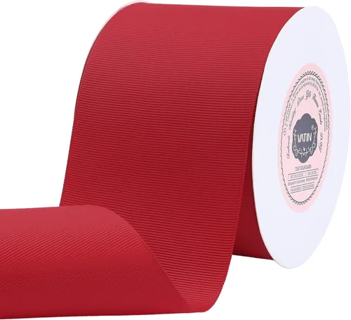 Vista 179 de VATIN Cinta de Grogrén Negra, 1-1/2" x 50 Yardas Continuas, Cinta de Grogrén de Poliéster Negra, Usar para Lazos de Bricolaje, Accesorios