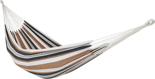 Sunnydaze - Hamaca doble brasileña de algodón para exteriores - Hamaca al aire libre con capacidad para 450 libras - Desierto relajante