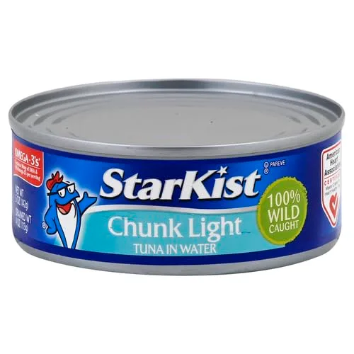 Vista 2 de Porciones ligeras StarKist de atún al natural, lata de 142 g