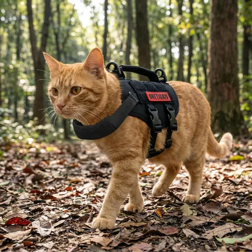 Vista 7 de Arnés para cachorros, arnés para perro pequeño con asa, arnés sin tirones para perros pequeños y gatos (XXS)