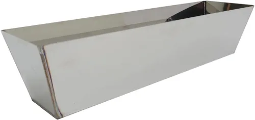 MARSHALLTOWN Heli-Arc 6394 - Moldes de lodo de acero inoxidable de calibre pesado, esquinas soldadas con arco helicoidal, lados cortados para