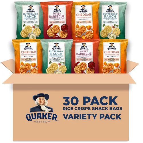 Vista 13 de Quaker - Patatas fritas de arroz, paquete con 6 variedades de sabores,12