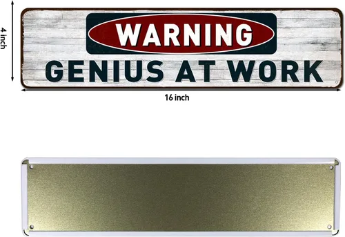 Vista 3 de Cartel de hojalata vintage de 4 x 16 pulgadas con texto en inglés "I'm Not Arguing, I'm Explaining Why I'm Right