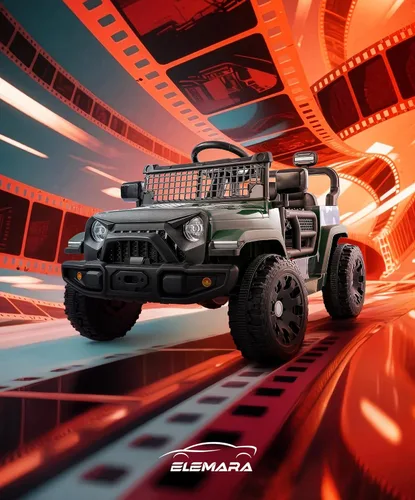 Vista 9 de ELEMARA Auto de Paseo, Vehículo de paseo con Bluetooth para niños pequeños, vehículos a batería de 12 V con control remoto, camión todoterreno