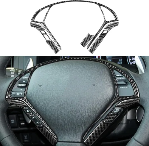 Vista 8 de NVCNX Real Premium Carbon Fiber Compatible with Infiniti G37 2011 2012 2013 Coupe Sedan Convertible Accessories Car Center Console Dash Dashboard