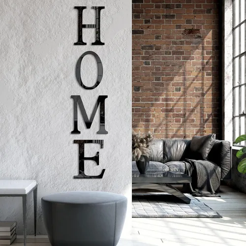 Vista 7 de Zonon Letrero de Letra de Decoración de Pared 3D para el Hogar Espejo Acrílico Calcomanías de Decoración de Pared Espejo Calcomanías Familiares