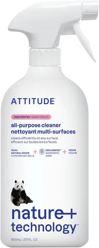 Vista 11 de ATTITUDE - Limpiador en aerosol multiusos, certificado por EWG, vegano, hecho con 94% de ingredientes a base de plantas, sin dejar marcas