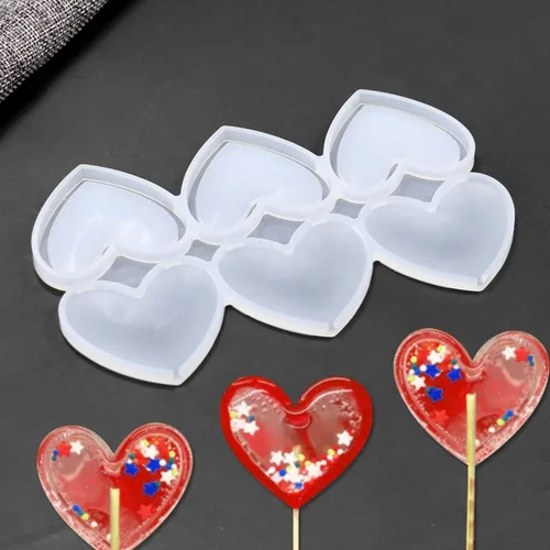 Vista 16 de mostsom Molde redondo 3D para piruletas de silicona, molde de caramelo manual para bricolaje, joyería creativa, color popular, molde de silicona