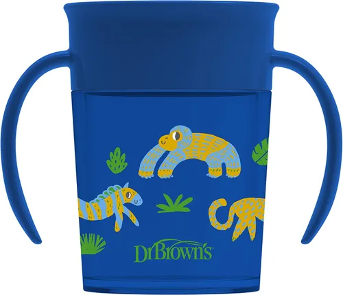 Vista 10 de Dr. Brown's Milestones™ Cheers360™ Taza, azul, de 7 oz (Paquete de 3)
