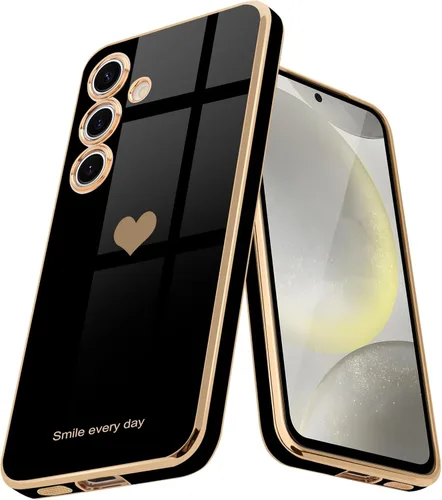 Vista 79 de Teageo para Samsung Galaxy A15 4G 5G Funda para mujeres y niñas, diseño de corazón de amor, lujoso brillo, cubierta trasera suave, parachoques