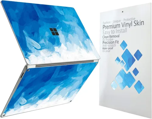 Vista 42 de Calcomanía protectora ultradelgada para Microsoft Surface Laptop Studio 2 2023, fácil aplicación, antiarañazos, sin residuos [pintura azul]
